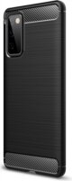 Gigapack Samsung Galaxy S20 FE Szálcsiszolt Szilikon Tok - Fekete
