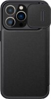 Nillkin Qin Pro Cam Shield Apple Iphone 14 Pro Max Flip tok - Fekete