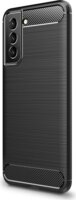 Gigapack Samsung Galaxy S22 Plus 5G Szálcsiszolt Szilikon Tok - Fekete