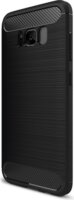 Gigapack Samsung Galaxy S8 Plus Szálcsiszolt Szilikon Tok - Fekete