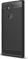 Gigapack Sony Xperia L2 Szálcsiszolt Szilikon Tok - Fekete