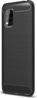 Gigapack Xiaomi Mi 10 Lite 5G Szálcsiszolt Szilikon Tok - Fekete