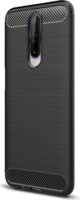 Gigapack Xiaomi Redmi K30/K30 5G Szálcsiszolt Szilikon Tok - Fekete