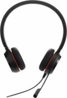 Jabra Evolve 20SE UC USB-C Stereo Headset - Fekete