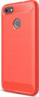 Gigapack Huawei P9 Lite Mini Szálcsiszolt Szilikon Tok - Piros
