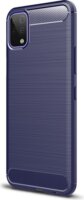 Gigapack LG K42 Szálcsiszolt Szilikon Tok - Sötétkék