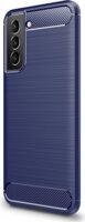 Gigapack Samsung Galaxy S22 Plus 5G Szálcsiszolt Szilikon Tok - Sötétkék