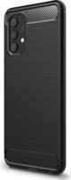 Gigapack Samsung Galaxy A32 4G Szálcsiszolt Szilikon Tok - Fekete