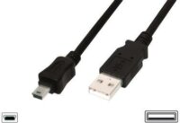 Assmann USB A - mini USB B kábel 1m