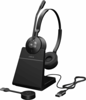 Jabra Engage 55 (Stereo, Microsoft Teams, USB-A, Töltőállvánnyal) Headset - Fekete