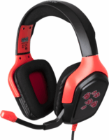 Konix Naruto Akatsuki Vezetékes Gaming Headset - Fekete/Piros