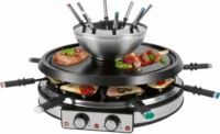 ProfiCook PC RG/FD 1245 2 az 1-ben Raclette Grillsütő és Fondü készlet