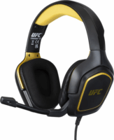 Konix UFC Vezetékes Gaming Headset - Fekete/Sárga