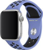 Apple Watch S1/2/3/4/5/6/SE Szilikon szíj 38/40mm - Kék/Fekete