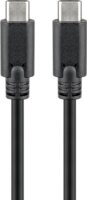 Goobay 66508 USB-C apa - USB-C apa 3.2 Adat és töltőkábel - Fekete (2m)