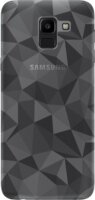 Gigapack Samsung Galaxy J6 (2018) Szilikon Tok - Átlátszó/3D Minta