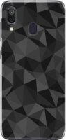 Gigapack Samsung Galaxy A20/A30 Szilikon Tok - Fekete/3D Minta