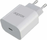 Approx APPUSBWALL30 USB-C Hálózati töltő - Fehér (5V / 3A / 20W)