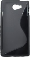 Gigapack S-line Sony Xperia M2 Aqua Szilikon Tok - Fekete