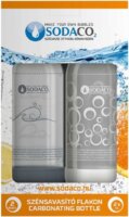 Sodaco 2x1L Szénsavasító flakon Duopack - Szürke/Fehér