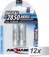 Ansmann 2650 mAh NiMH Újratölthető AA elem (24db/csomag)