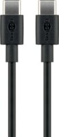 Goobay 66318 USB-C apa - USB-C apa 2.0 Adat és töltőkábel - Fekete (1m)
