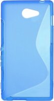 Gigapack S-line Sony Xperia M2 Szilikon Tok - Kék