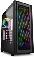 Sharkoon RGB Wave Számítógépház - Fekete