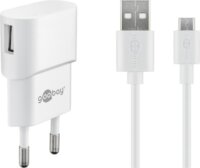 Goobay 45297 USB-A Hálózati töltő - Fehér (5V / 1A)