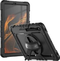 Haffner Samsung Galaxy Tab S7+ / S8+ Tablet Tok - Fekete