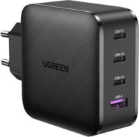 Ugreen GaN CD224 3x USB-C / USB-A Hálózati töltő - Fekete (65W)