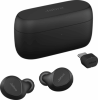 Jabra Evolve2 Buds Wireless fülhallgató - Fekete (USB-C adapter, UC, Vezeték nélküli töltőpad)