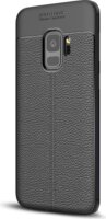 Gigapack Samsung Galaxy S9 Bőr hatású Tok - Fekete/Mintás