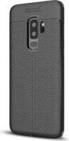 Gigapack Samsung Galaxy S9 Plus Bőr hatású Tok - Fekete/Mintás