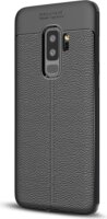 Gigapack Samsung Galaxy S9 Plus Bőr hatású Tok - Fekete/Mintás