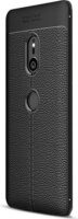 Gigapack Sony Xperia XZ3 Bőr hatású Tok - Fekete/Mintás