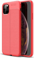 Gigapack Apple iPhone 11 Pro Max Bőr hatású Tok - Piros/Mintás