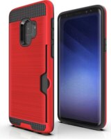 Gigapack Samsung Galaxy S9 Műanyag Tok - Piros/Mintás