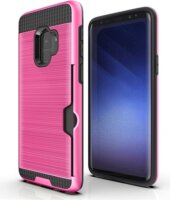 Gigapack Samsung Galaxy S9 Műanyag Tok - Rózsaszín/Mintás