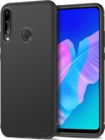 Gigapack Huawei P40 Lite E/Y7p Szilikon Tok - Fekete/Mintás