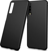 Gigapack Samsung Galaxy A7 (2018) Szilikon Tok - Fekete/Mintás