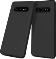 Gigapack Samsung Galaxy S10 Szilikon Tok - Fekete/Mintás