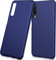 Gigapack Samsung Galaxy A7 (2018) Szilikon Tok - Sötétkék/Mintás