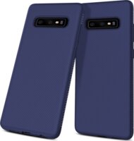 Gigapack Samsung Galaxy S10 Szilikon Tok - Sötétkék/Mintás