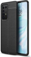Gigapack Huawei P40 Pro 5G/P40 Pro+ 5G Szilikon Tok - Fekete/Varrás minta