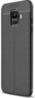 Gigapack Samsung Galaxy A6 (2018) Szilikon Tok - Fekete/Varrás minta
