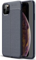 Gigapack Apple iPhone 11 Pro Max Szilikon Tok - Sötétkék/Varrás minta