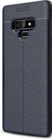 Gigapack Samsung Galaxy Note 9 Szilikon Tok - Sötétkék/Varrás minta