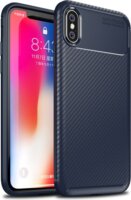 Gigapack Apple iPhone XS/X Szilikon Tok - Sötétkék