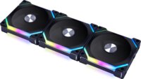 Lian Li UNI FAN SL120 V2 120mm PWM RGB Rendszerhűtő (3db/csomag) - Fekete